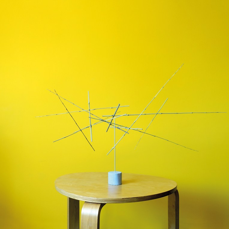 Sculpture 18 - 2020 - bambou, fil de fer - L 180 x P 100 x H 82 cm