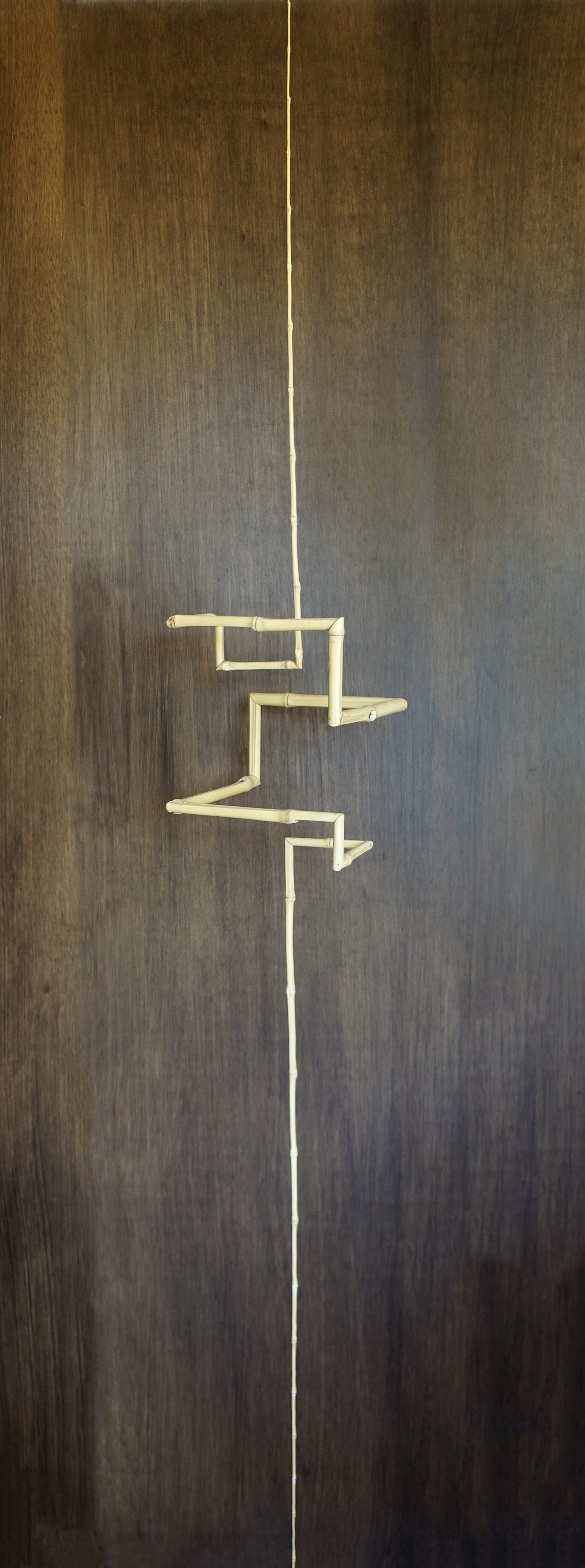 Sculpture 37 - Bambou - L 26 x P 26 x H 182 cm