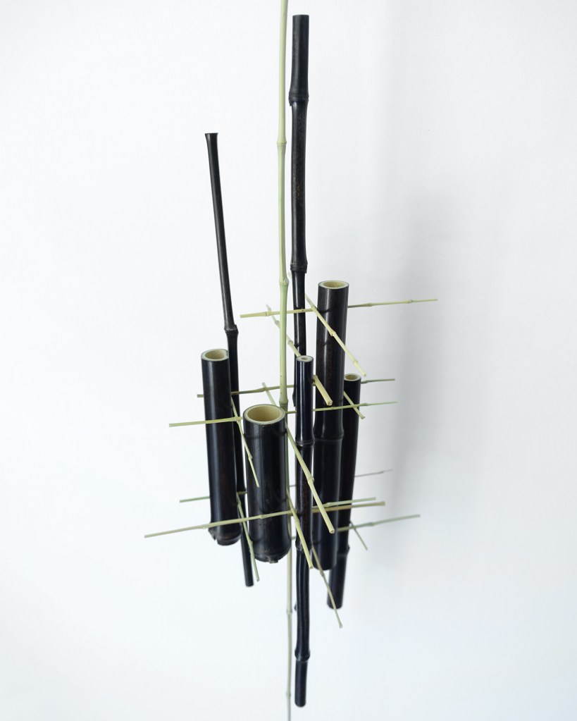 Sculpture 41, 2025, Bambou, L 26 x P 24 x H 178 cm