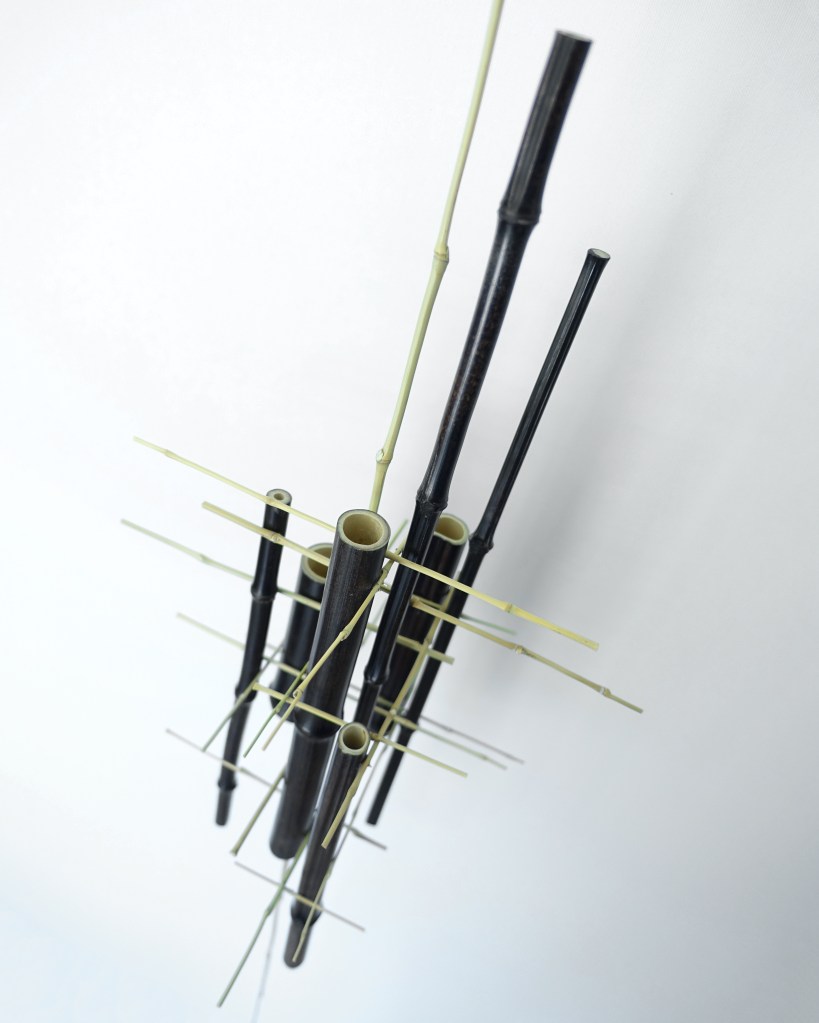 Sculpture 41, 2025, Bambou, L 26 x P 24 x H 178 cm